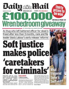 Cover of Daily Mail