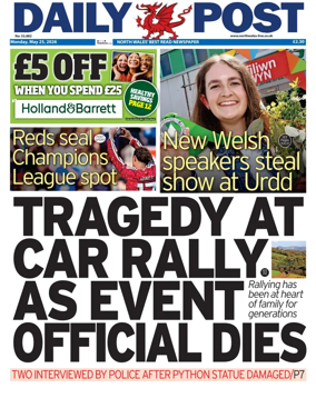 Cover of Daily Post (North Wales)