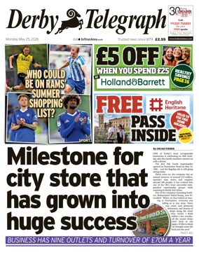 Cover of Derby Telegraph