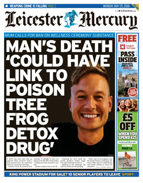 Cover of Leicester Mercury