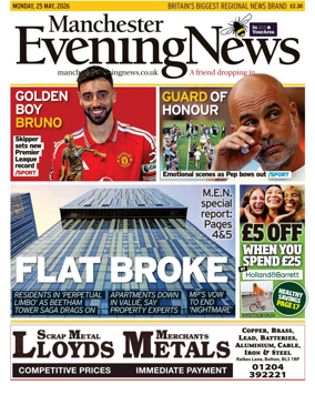 Cover of Manchester Evening News