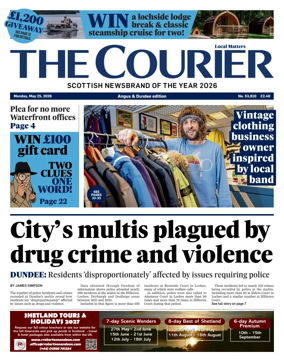 Cover of The Courier & Advertiser (Angus and Dundee)