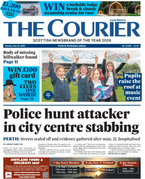 Cover of The Courier & Advertiser (Perth and Perthshire Edition)