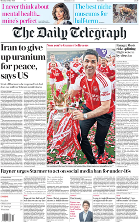 Cover of The Daily Telegraph