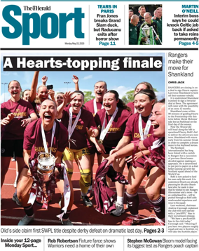 Cover of Herald Sport