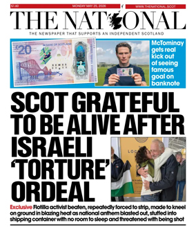 Cover of The National (Scotland)