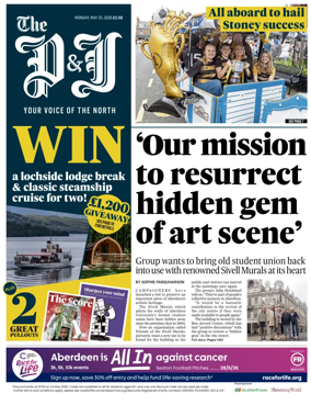 Cover of The Press and Journal (Aberdeen and Aberdeenshire)