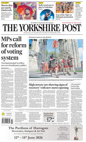 Cover of Yorkshire Post