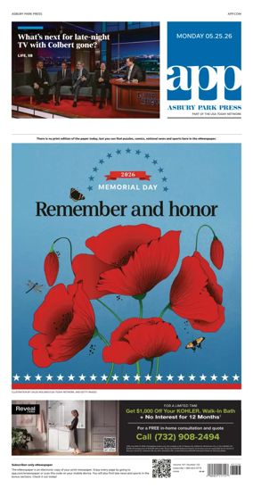 Cover of Asbury Park Press