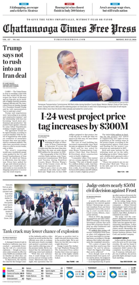 Cover of Chattanooga Times Free Press
