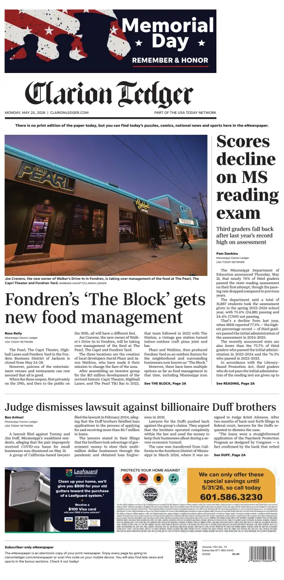 Cover of Clarion Ledger