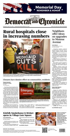 Cover of Democrat and Chronicle