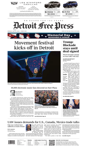 Cover of Detroit Free Press