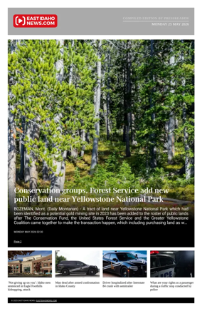 Cover of East Idaho News
