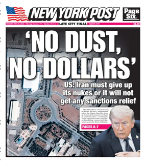 Cover of New York Post