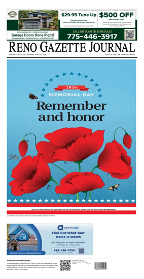 Cover of Reno Gazette Journal