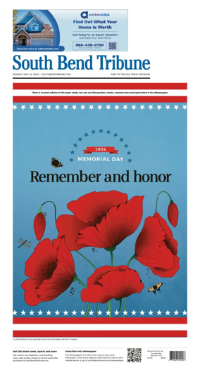 Cover of South Bend Tribune