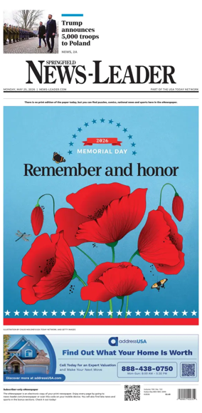 Cover of Springfield News-Leader