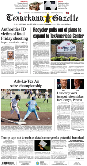 Cover of Texarkana Gazette