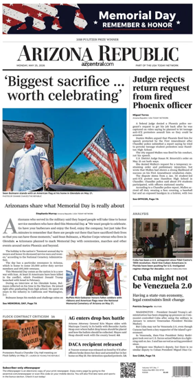 Cover of The Arizona Republic
