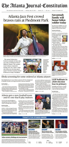 Cover of The Atlanta Journal-Constitution