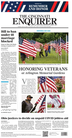Cover of The Cincinnati Enquirer