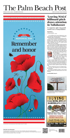Cover of The Palm Beach Post