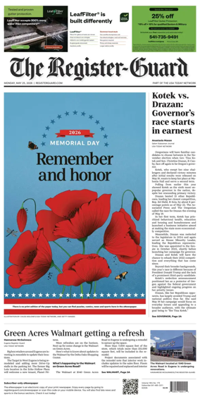Cover of The Register-Guard