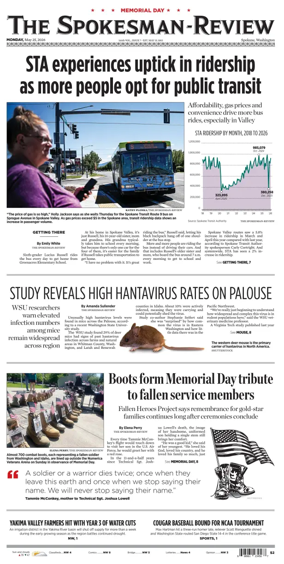Cover of The Spokesman-Review (Spokane)