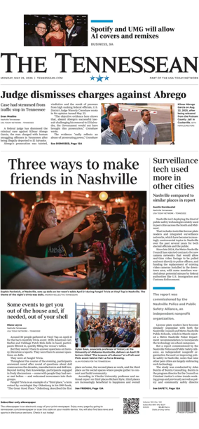 Cover of The Tennessean