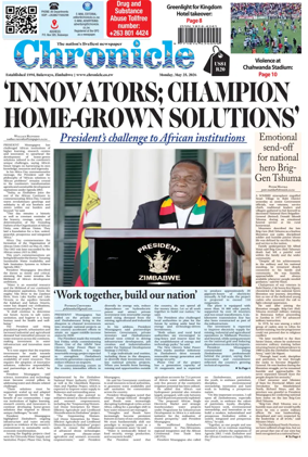 Cover of Chronicle (Zimbabwe)