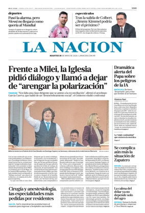Cover of La Nacion