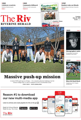 Cover of The Riverine Herald