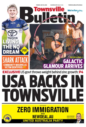 Cover of Townsville Bulletin