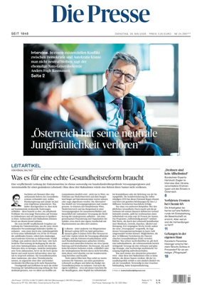 Cover of Die Presse