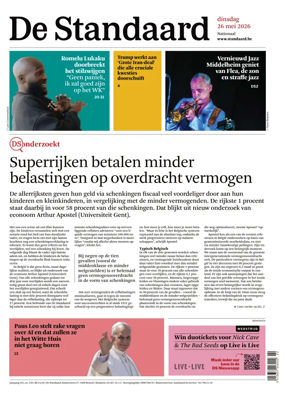 Cover of De Standaard