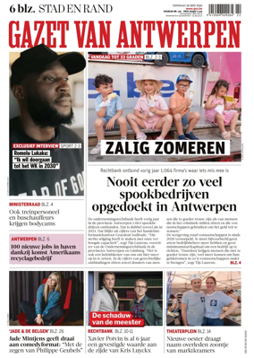 Cover of Gazet van Antwerpen Stad en Rand