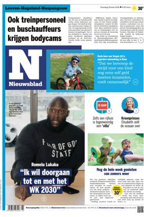 Cover of Het Nieuwsblad
