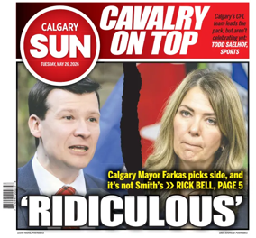 Cover of Calgary Sun