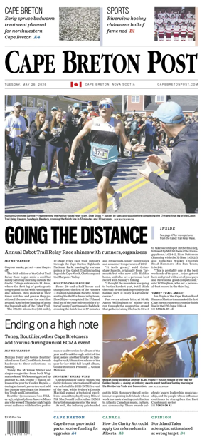 Cover of Cape Breton Post