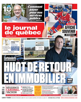 Cover of Le Journal de Quebec
