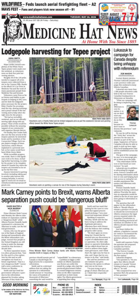 Cover of Medicine Hat News