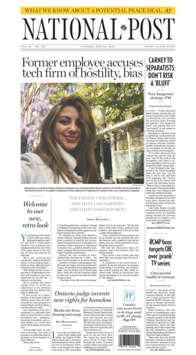 Cover of National Post - (National Edition)