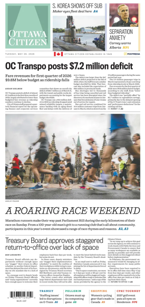 Cover of Ottawa Citizen