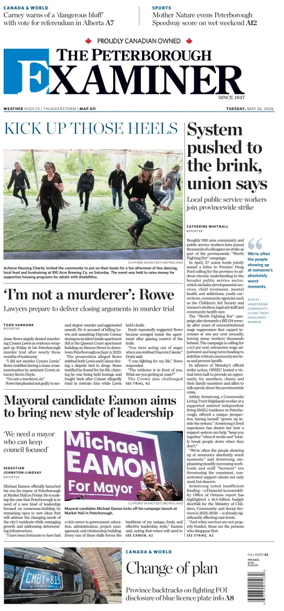 Cover of The Peterborough Examiner