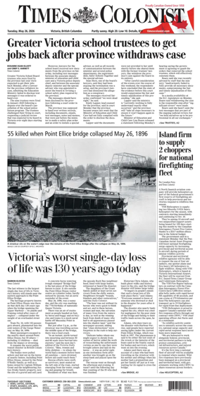 Cover of Times Colonist