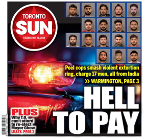 Cover of Toronto Sun