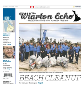 Cover of Wiarton Echo