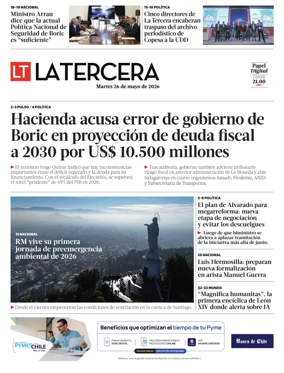 Cover of La Tercera