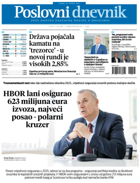 Cover of Poslovni Dnevnik